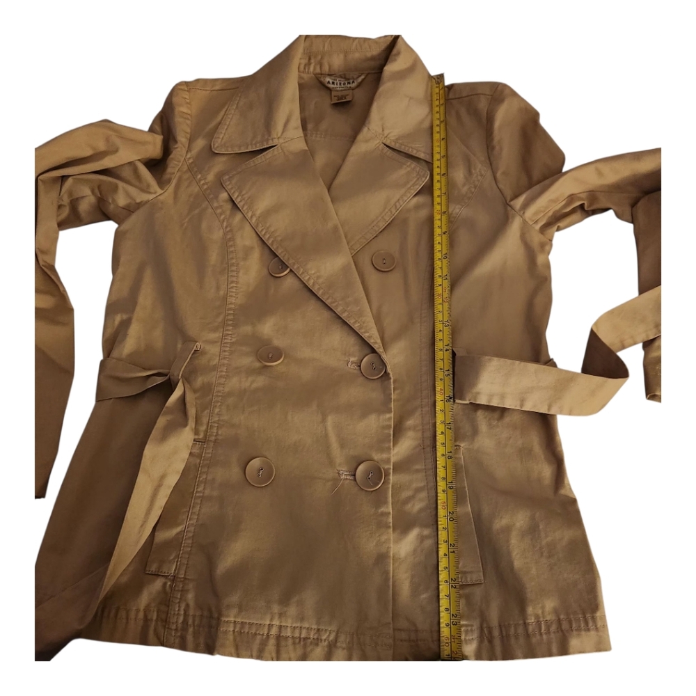 Arizona Women's Classic Beige Utility Jacket  Size M. - Picture 14 of 14